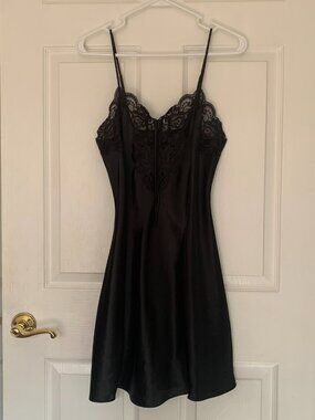 Vintage Satin Midi Slip Dress